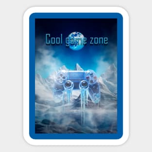 cool zone Sticker